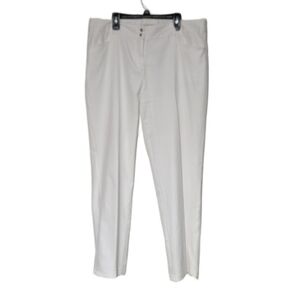 adidas Straight Leg Pants White Golf